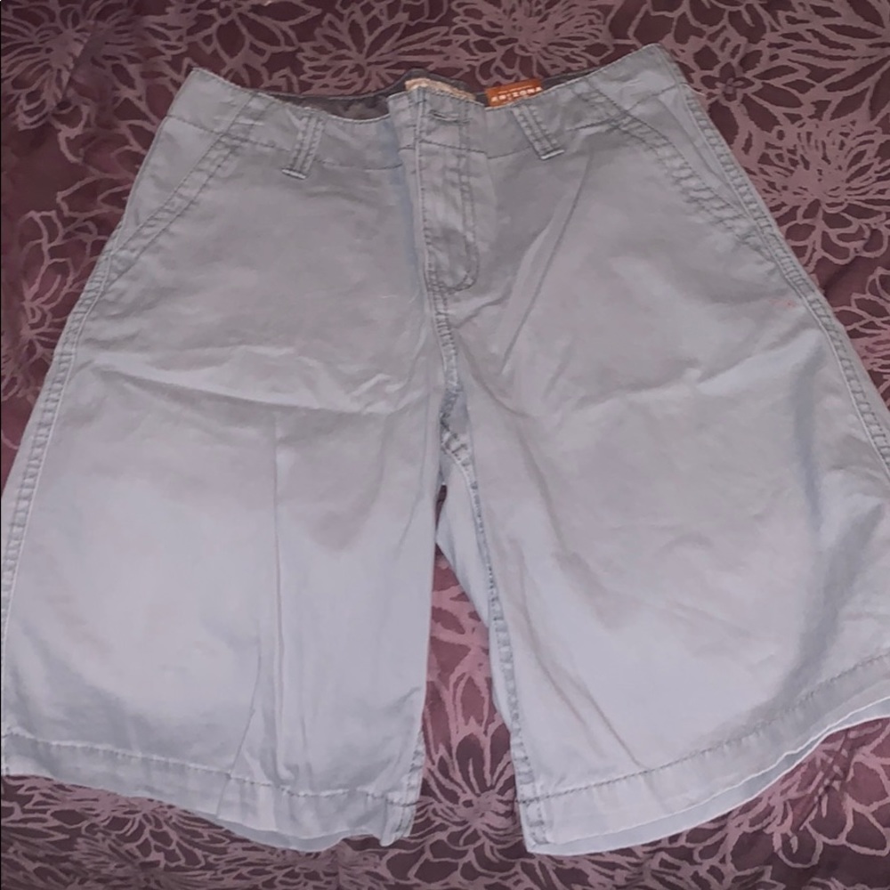 Grey dress shorts